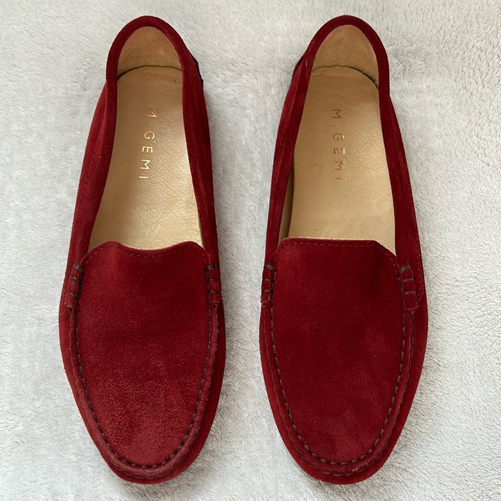 M. Gemi “The Felize Suede” Women’s Moccasin - Dark Red